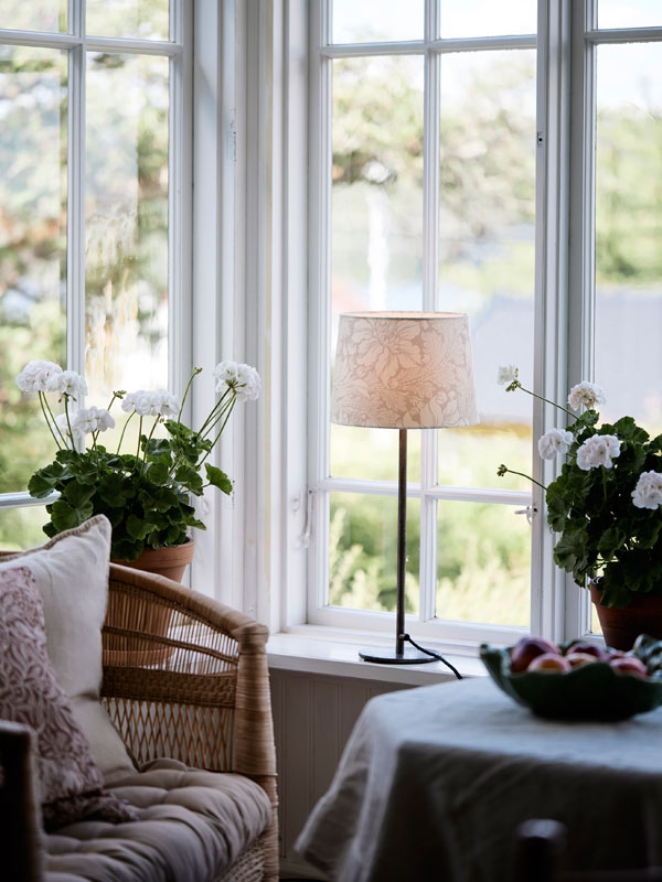 Base Bordslampa Acanthus Beige