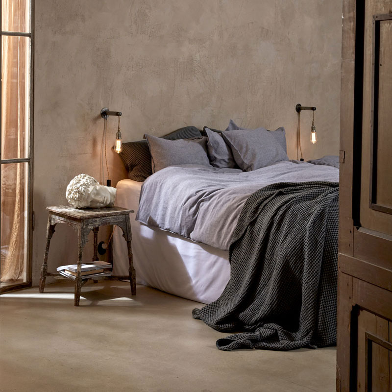Chambray Påslakanset Antracite