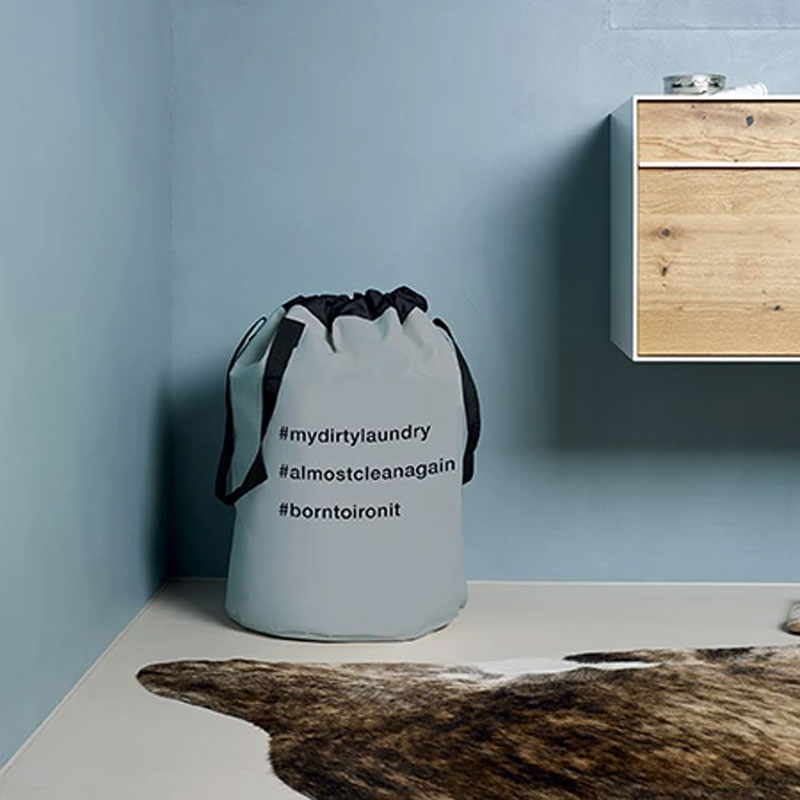 Funwash Tvättkorg Grå/Svart