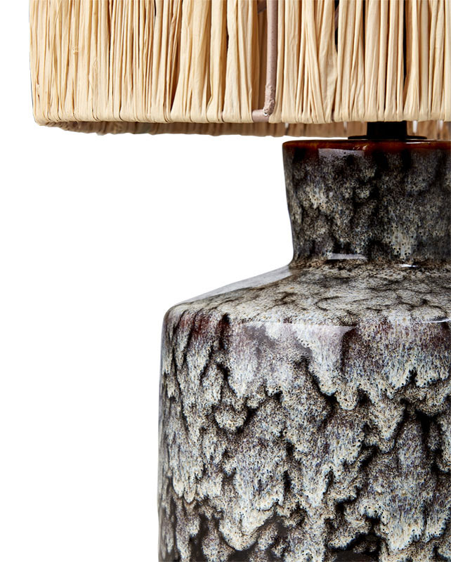 Lava Bordslampa Mörkbrun