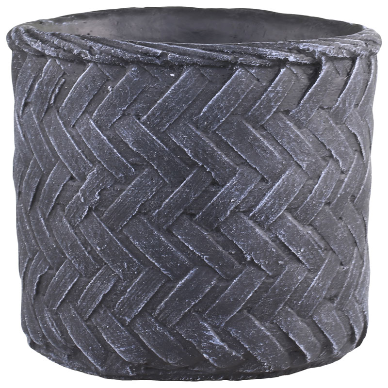 Chic Antique Corte Kruka Betong Mörkgrå Mellan Köp före kl 15.00 skickas idag