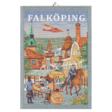 Svenska Städer Kökshandduk Falköping