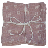 Classic Textiles Bambu Handduk Våfflad Rosa 30x30 (3-Pack)