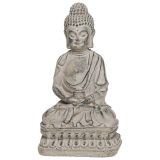 Buddha Sittande Franskgrå