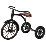 Cykel/Trehjuling Prydnad Svart