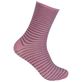 The Doctor Recommends Diabetikersock Randig Rosa