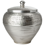 Eldorado Urna med lock Silverfärgad