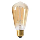 PR Home Elect Edison LED-Lampa Guld E27