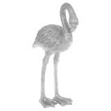 Gilbert Flamingo Prydnad Silver Stor