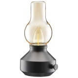 PR Home Glimt Uppladdningsbar Bordslampa Svart/Amber
