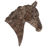 Häst Profil Vägg Brun