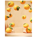 Lemons Poster Beige