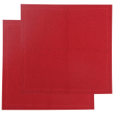 Classic Textiles Lukas Tygservett Röd 2-pack