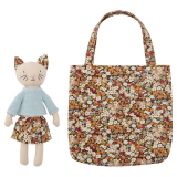 Bloomingville Mini Mjukisdjur Katt med Väska