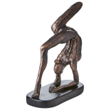 Pose Staty Yoga Brons/Svart
