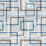 Rektangel Aquamat Blå Metervara