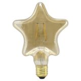 Shaped LED-Lampa Stjärna Guld