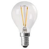 PR Home Shine LED-lampa Clear Klot E14 2,8W