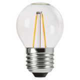 PR Home Shine LED-lampa Clear Klot E27 2,8W