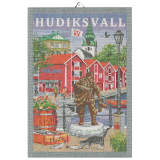 Svenska Städer Kökshandduk Hudiksvall
