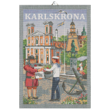 Svenska Städer Kökshandduk Karlskrona