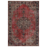 KM Carpets Tibet Vintage Matta Röd