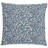 Willow Kuddfodral Vit/Mörkblå 50x50 cm