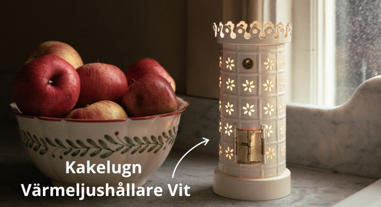 Kakelugn Ljushållare