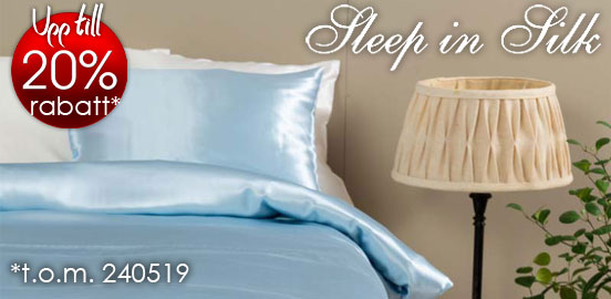 V18 Upp till 20% rabatt på Sleep in Silk